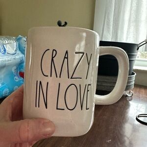 White Ceramic Mug - Crazy In Love